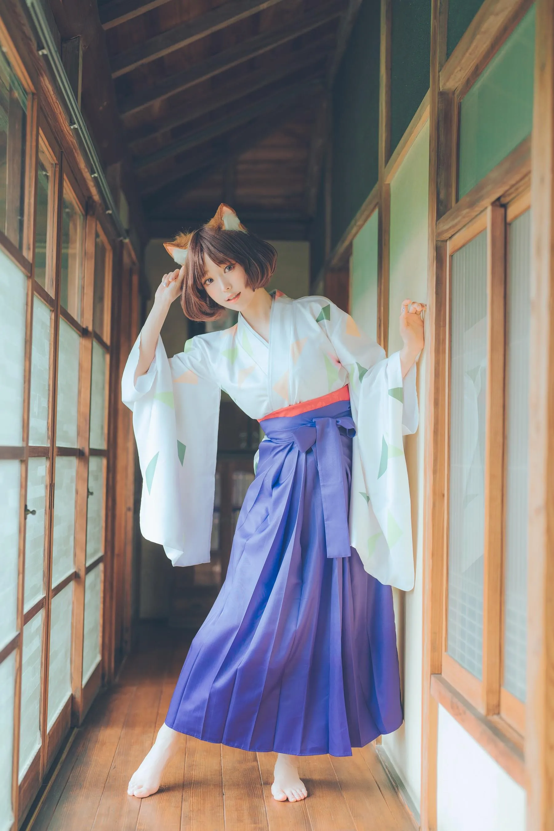 ElyEE子 – NO.113 2023.July A-Dongitsune ~Taisho-era 大正小狐狸 [46P]插图4
